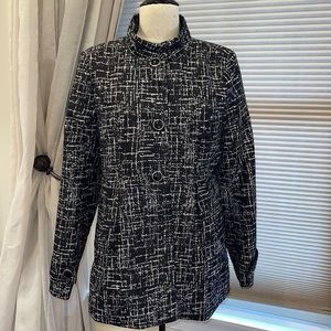NWOT Moka Sport Lined 3/4 Length Print Jacket